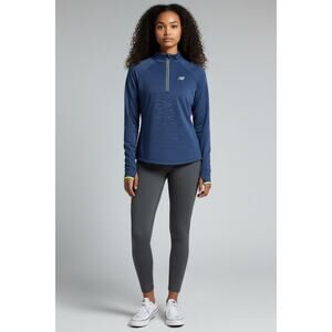 Womens New Balance 3/4 Zip up Running Pullover Activewear Workout Gym-wear S